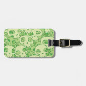 Coole Schädel Gepäckanhänger (Vorderseite horizontal)