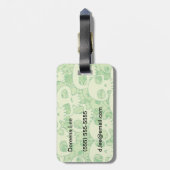 Coole Schädel Gepäckanhänger (Rückseite vertikal)