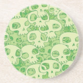 Coole Schädel Getränkeuntersetzer (Vorne)