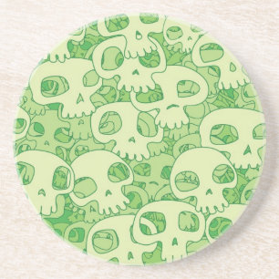 Coole Schädel Getränkeuntersetzer