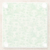 Coole Schädel Glasuntersetzer (Rückseite)