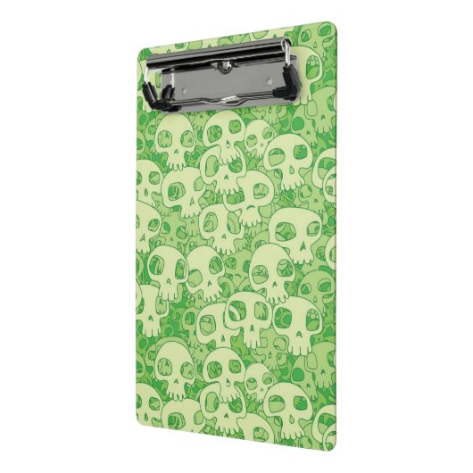 Coole Schädel Mini Klemmbrett (Gewinkelt2)