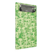 Coole Schädel Mini Klemmbrett (Schrägansicht)