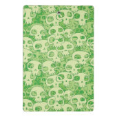 Coole Schädel Mini Klemmbrett (Rückseite)