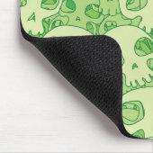 Coole Schädel Mousepad (Ecke)