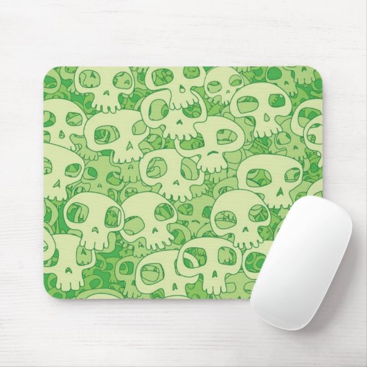 Coole Schädel Mousepad (Mit Mouse)