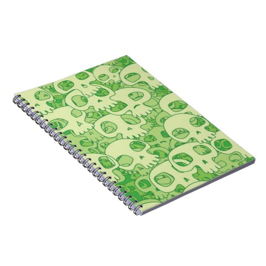 Coole Schädel Notizblock (Rechte Seite)