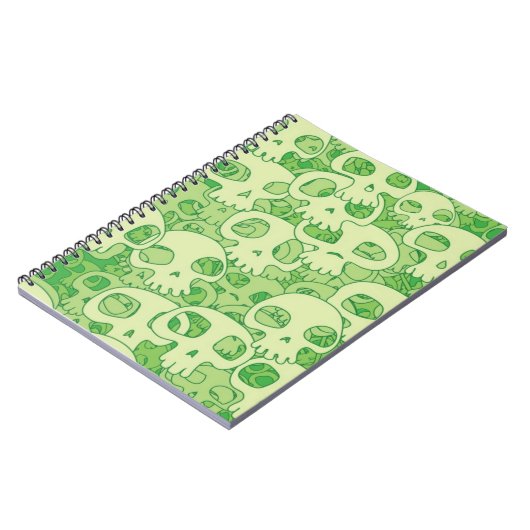 Coole Schädel Notizblock (Linke Seite)