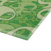 Coole Schädel Schneidebrett (Ecke)