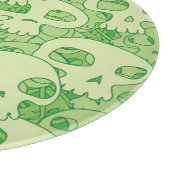 Coole Schädel Schneidebrett (Ecke)