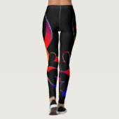 Coole Schädelknochen Leggings (Rückseite)