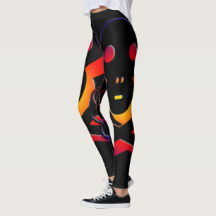 Coole Schädelknochen Leggings
