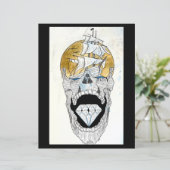 coole Schädelkunst (Stehend Vorderseite)