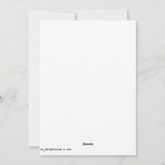 coole Schädelkunst Feiertagskarte (Rückseite)