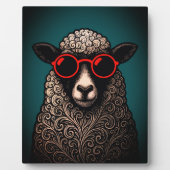 Coole Schafswände Fotoplatte (Vorderseite)