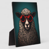 Coole Schafswände Fotoplatte (Seite)