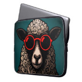 Coole Schafswände Laptopschutzhülle (Vorderseite Links)