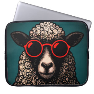 Coole Schafswände Laptopschutzhülle