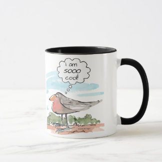 Coole Schale, cooler Vogel Tasse