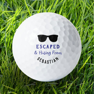 Coole Schattierungen entkommen & Verstecken Funny Golfball