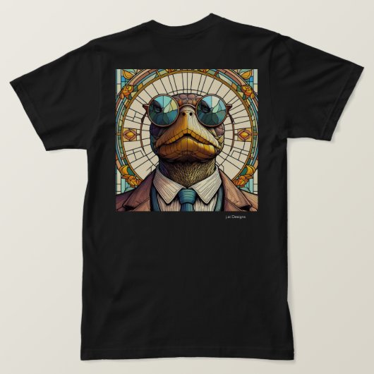 Coole Schattierungen T-Shirt (Design Rückseite)