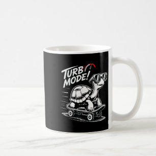 Coole Schildkröte auf Skateboard Lustiges Turbo Vi Kaffeetasse