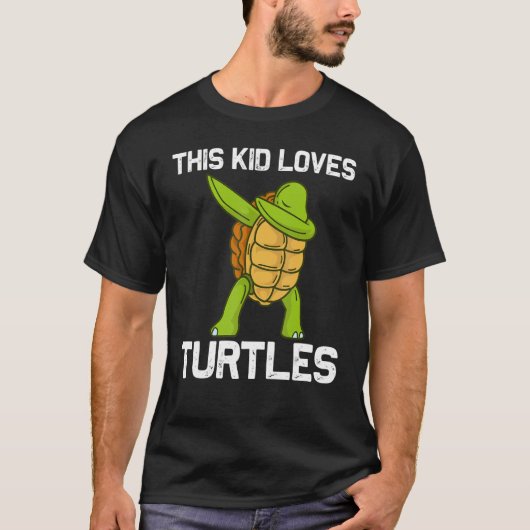 Coole Schildkröte für Kinder, die Meeresschildkröt T-Shirt (Vorderseite)