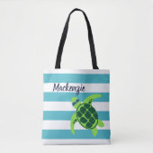 Coole Schildkröte mit Brille Tasche (Vorderseite)