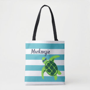 Coole Schildkröte mit Brille Tasche