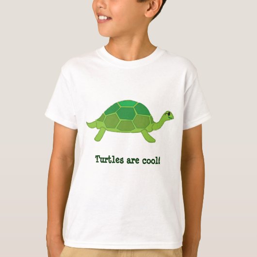 Coole Schildkröte, Schildkröten sind cool! T-Shirt (Vorderseite)