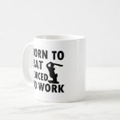 Coole Schläger-Entwürfe Kaffeetasse (Vorderseite Links)