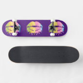 Coole Schmelzen der Lippen Skateboard (Horizontal)