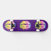 Coole Schmelzen der Lippen Skateboard (Horizontal)