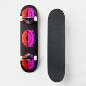Coole Schmelzlippen mit benutzerdefiniertem Hinter Skateboard (Vorderseite)