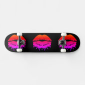 Coole Schmelzlippen mit benutzerdefiniertem Hinter Skateboard (Horizontal)