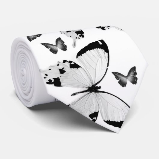 coole Schmetterling Krawatte (Gerollt)