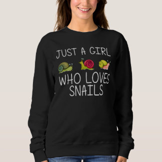 Coole Schnecken für Mädchen Junge Snackte It Zebra Sweatshirt