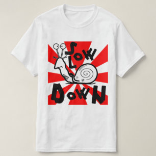 Coole Schneckenübersicht und Langsamkeitsmotto v2 T-Shirt