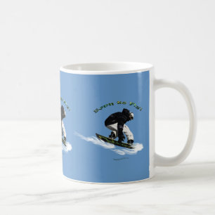 Coole Schneeboarder Wintersport Tasse