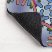 Coole Schneeflocke Mousepad (Ecke)