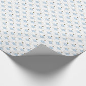 Coole Schneeflocken-Geschenkpackung Geschenkpapier (Ecke)