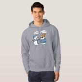 Coole Schneemannfreunde Hoodie (Vorne ganz)