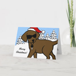 Coole Schokolade Labrador Cartoon Weihnachten