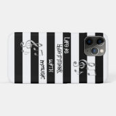 Coole schöne Bleck-White-Musik Case-Mate iPhone Hülle (Rückseite (Horizontal))
