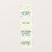 Coole schöne chinesische Lotus-Blume Visitenkarten (Innenseite Aufgefaltet)