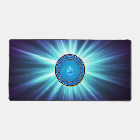 Coole Schreibtischmatte für Laptop und Maus (Vorderseite)