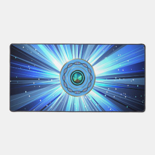 Coole Schreibtischmatte für Laptop und Maus