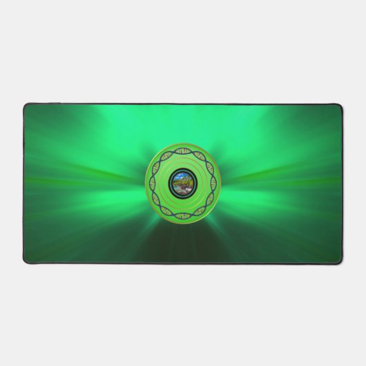 Coole Schreibtischmatte für Laptop und Maus (Vorderseite)