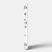 Coole Schriftart Ihr Name Personalisiert Case-Mate iPhone Hülle (Rückseite / Links)