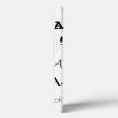 Coole Schriftart Ihr Name Personalisiert Case-Mate iPhone Hülle (Rückseite / Rechts)